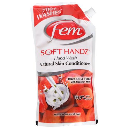 FEM HAND WASH PEACH 900ml
